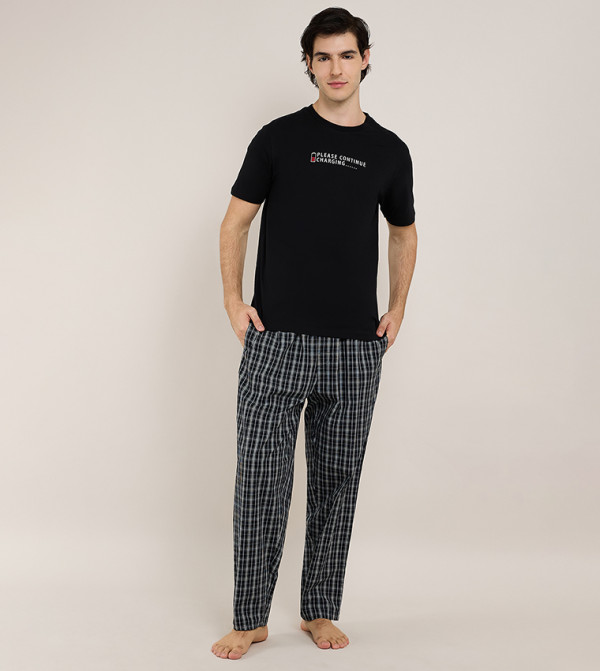 R&B  Pyjama set - BLACK Pyjama Set