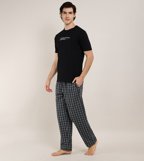 R&B  Pyjama set - BLACK Pyjama Set