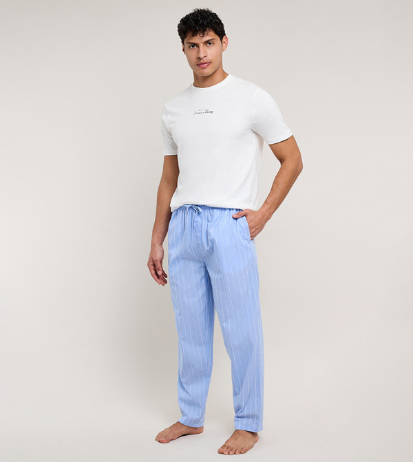 R&B  Casual Pants - Blue Casual Pants