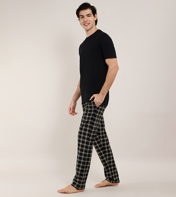 R&B  workwear-reworked - BLACK Pyjama Set
