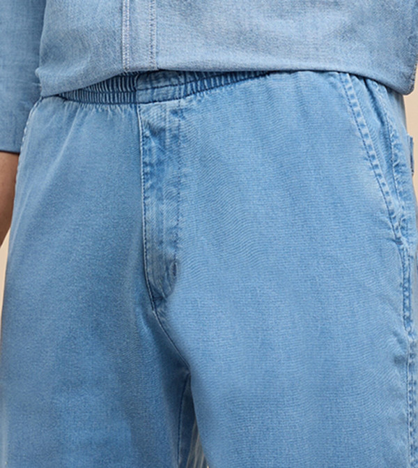 أر آند بي ملابس - أزرق فاتح Straight Jeans