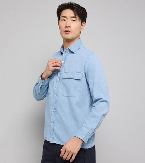 أر آند بي ملابس - أزرق Long Sleeves