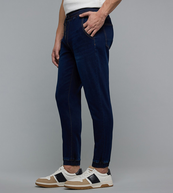 R&B  Straight Jeans - Navy Straight Jeans