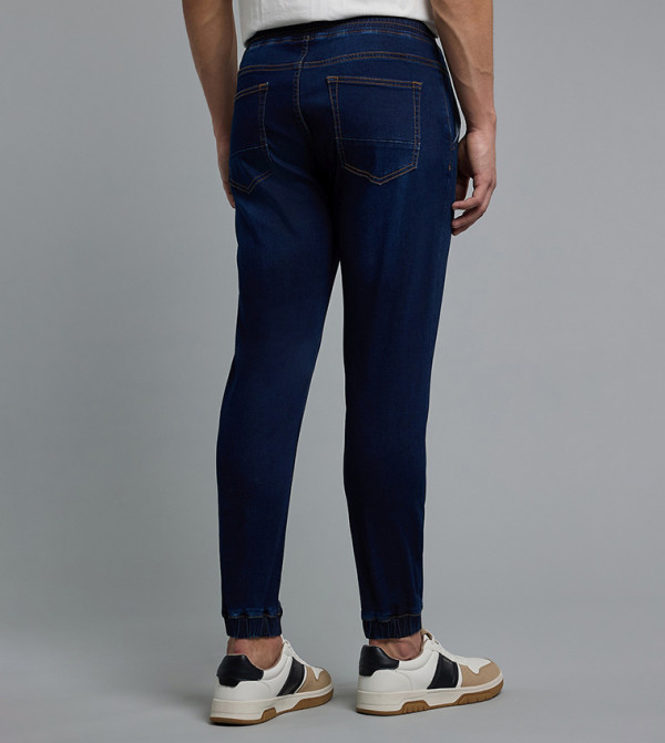 R&B  Straight Jeans - Navy Straight Jeans