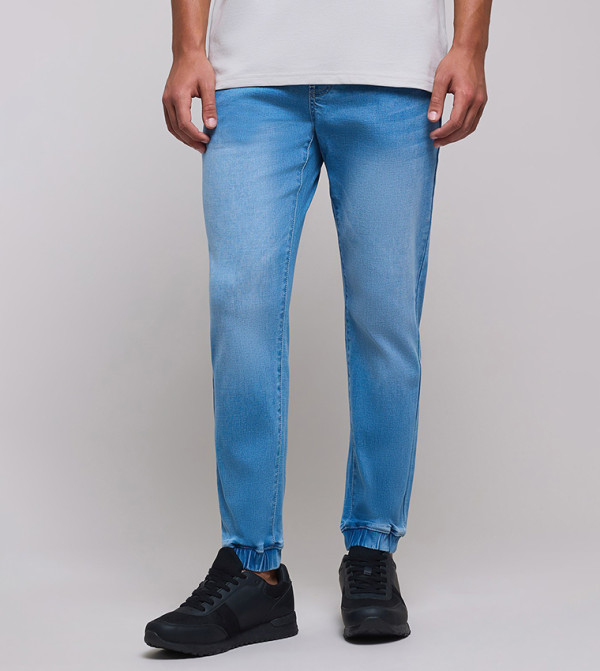 أر آند بي  جينزات قصة مستقيمة - أزرق Straight Jeans