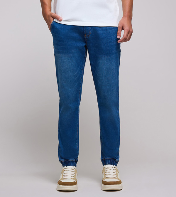 R&B  Straight Jeans - Blue Straight Jeans