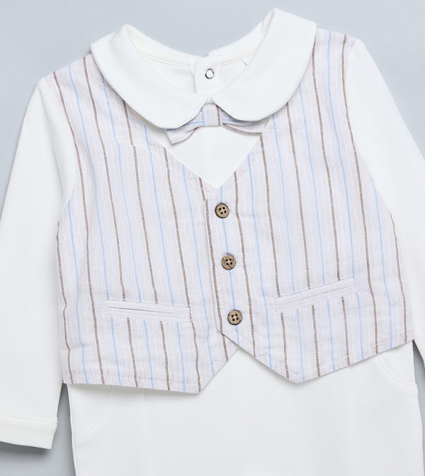 R&B Onepiece & Bodysuits - Beige Sleep Suits