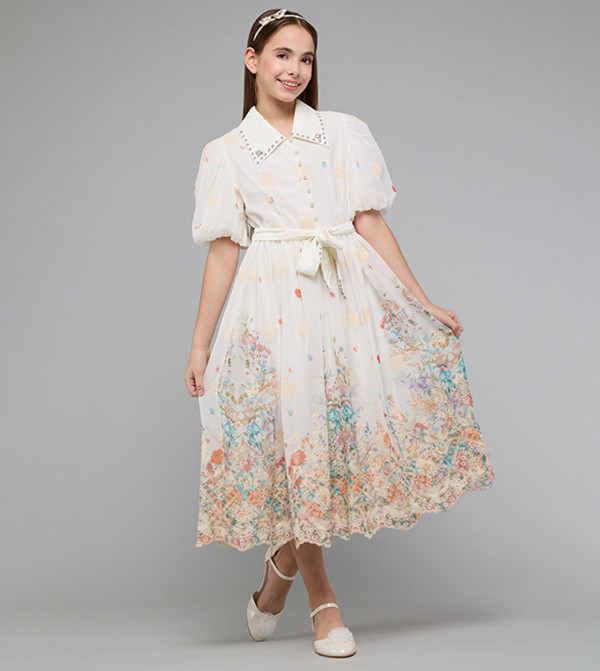 R&B  Clothing - White Casual Dress