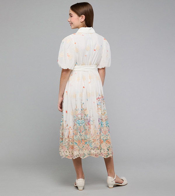 R&B  Clothing - White Casual Dress