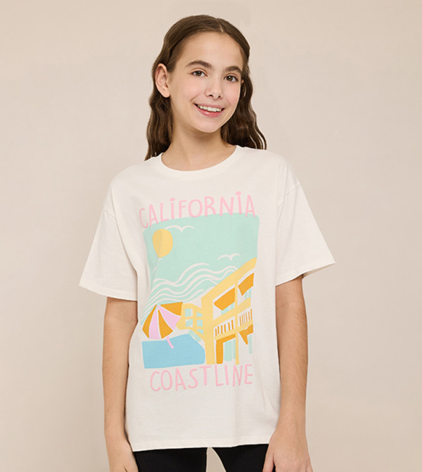 R&B  graphic-tshirts - Cream T-shirts