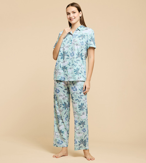 R&B summer-palette - Mint Pyjama Set