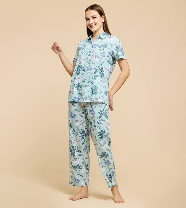 R&B summer-palette - Mint Pyjama Set