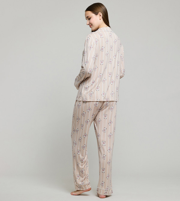 R&B  Clothing - Beige Pyjama Set