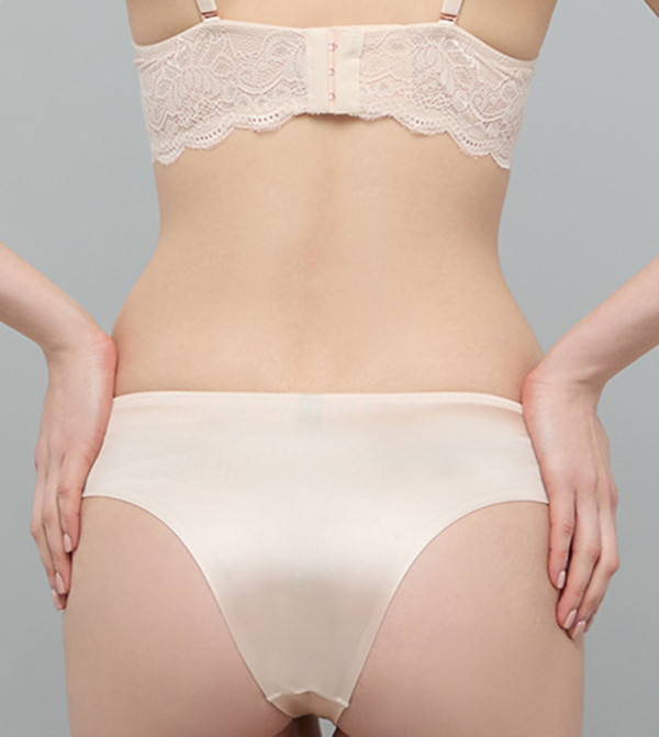 R&B  Lingerie - Beige Briefs
