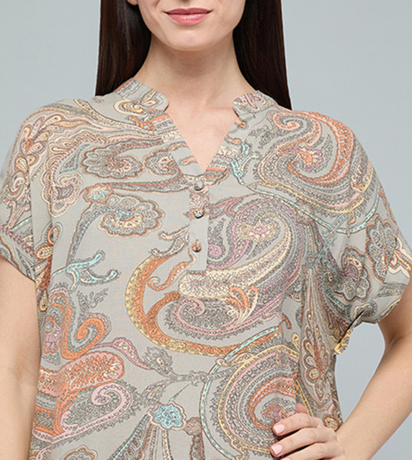 R&B  Night Dress & Gowns - Grey Night Dress & Gowns