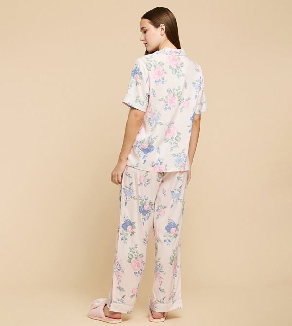 أر آند بي  ملابس نوم - وردي فاتح Pyjama Set