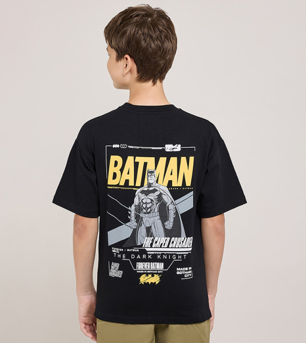 أر آند بي  batman - أسود تي شيرتات
