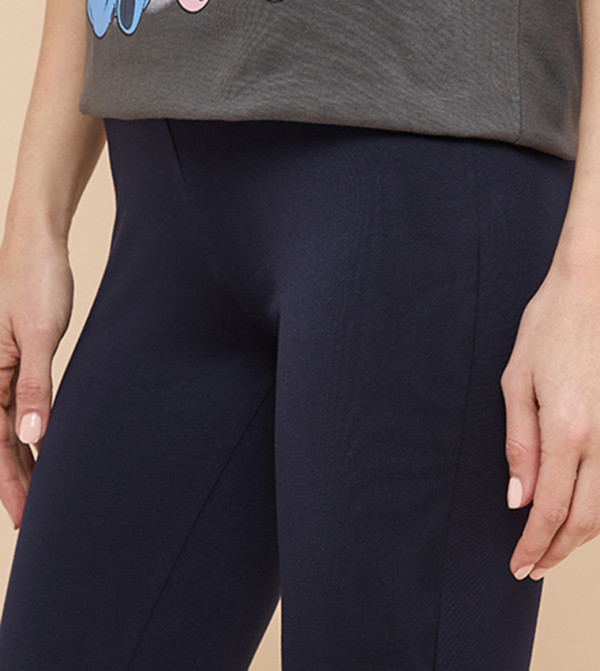 أر آند بي  ليقينز - كحلي مزرق  leggings