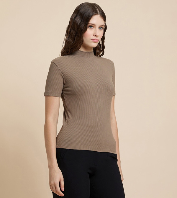 أر آند بي  warm-hues-w - بني  Casual Tops