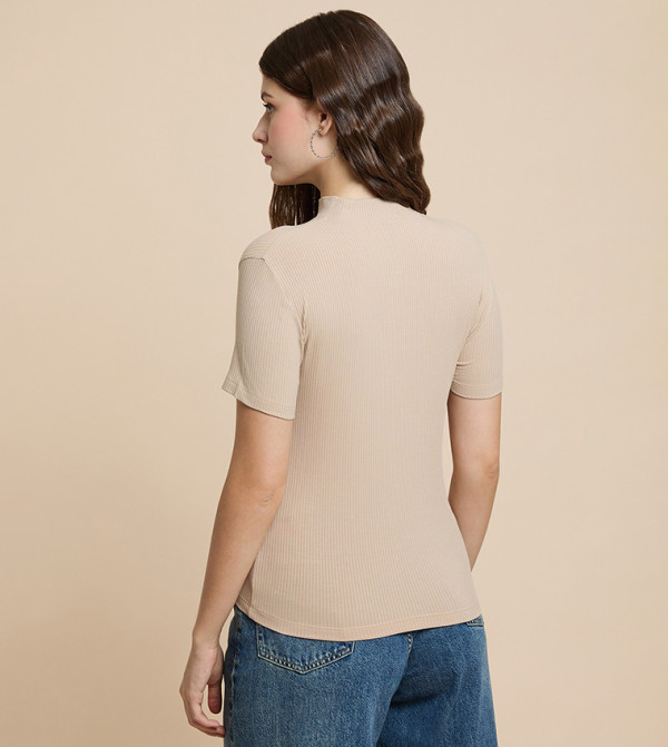 أر آند بي  توبات كاجوال  - بني  Casual Tops