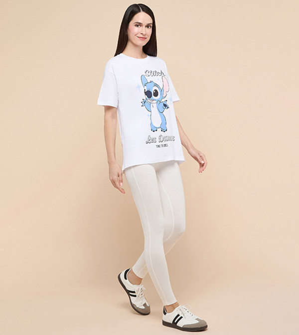 أر آند بي  ليقينز - عاجي  leggings
