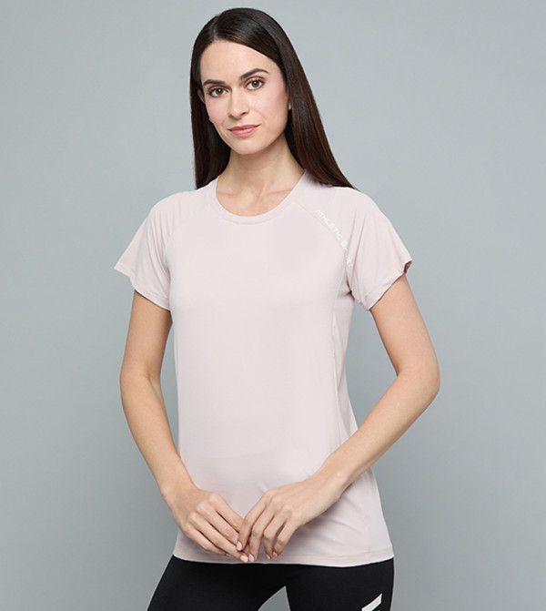 R&B  Clothing - Light Pink Short Sleeve T-Shirts