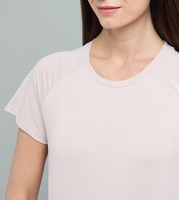R&B  Clothing - Light Pink Short Sleeve T-Shirts