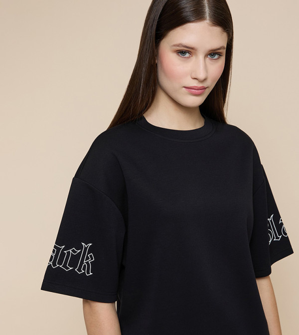 أر آند بي caution-hottest-deals - أسود Short Sleeve T-Shirts