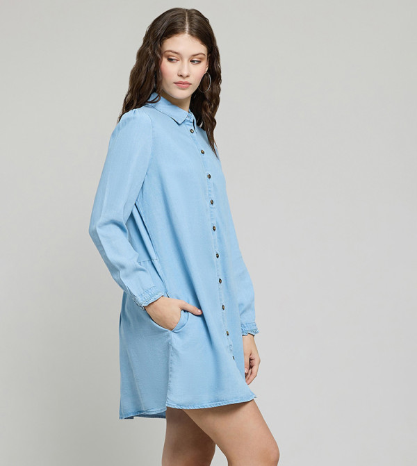 R&B  Clothing - Blue Shirts