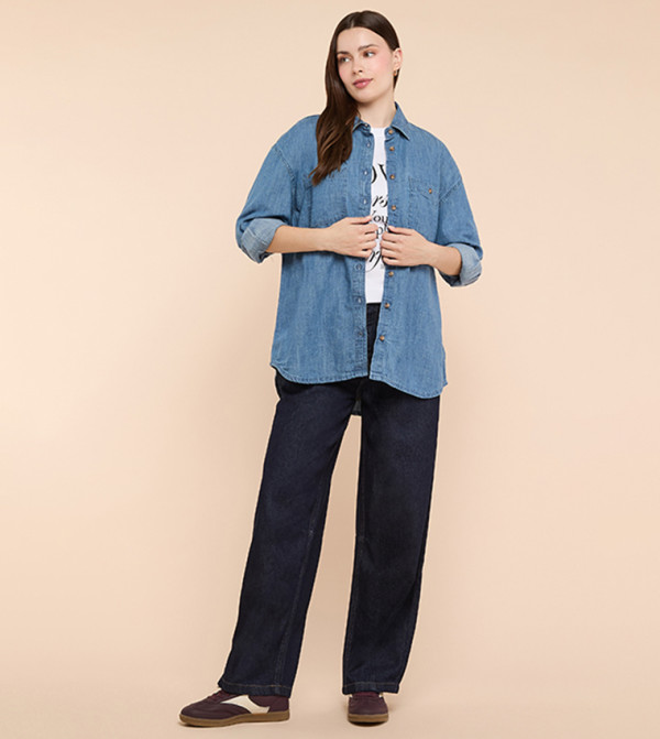 R&B  Clothing - Blue Shirts