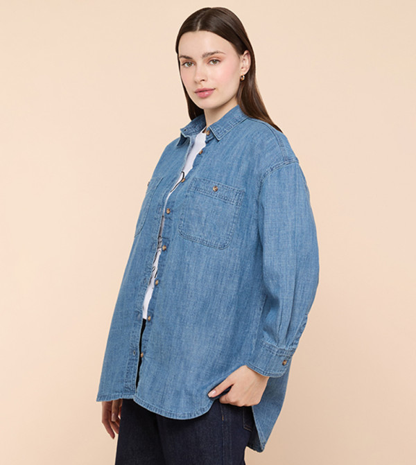 R&B  Clothing - Blue Shirts