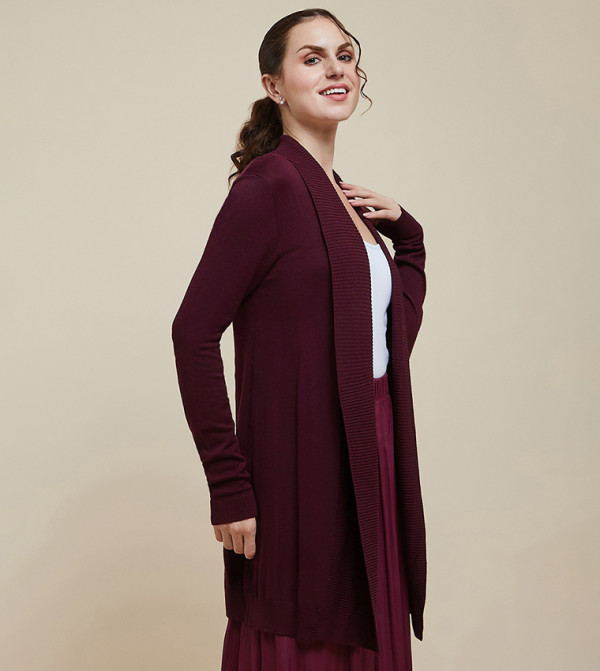 R&B Overcoats - Maroon Overcoats