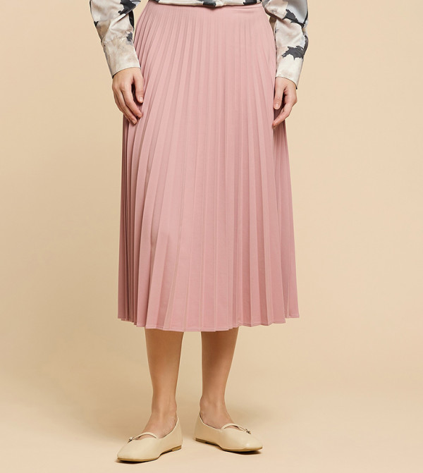 R&B  Midi Skirts - Pink Midi Skirts