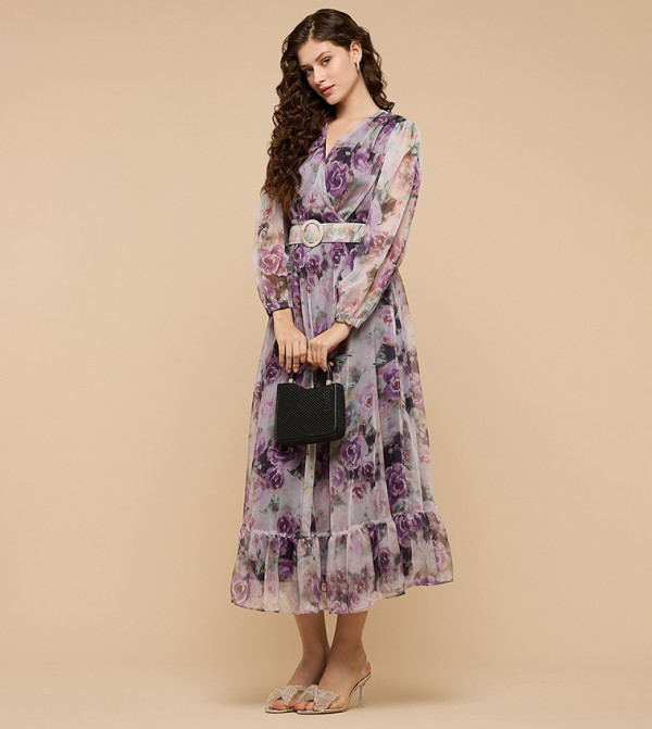 أر آند بي أر آند بي - أرجواني Midi Dresses