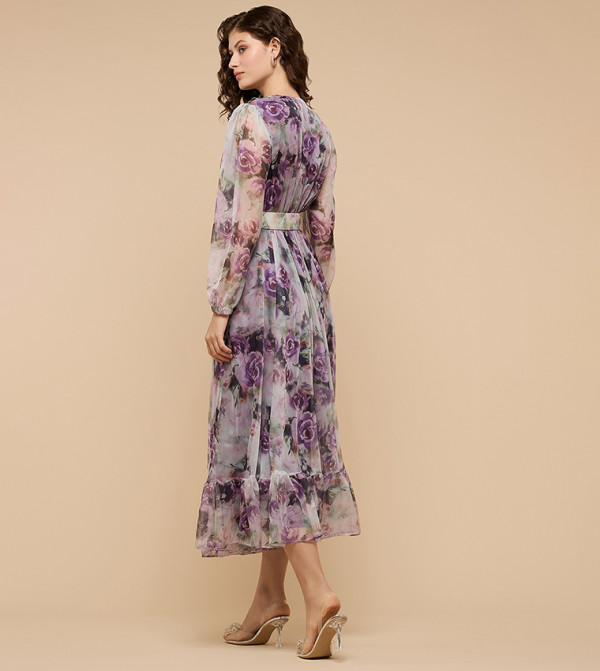 أر آند بي أر آند بي - أرجواني Midi Dresses