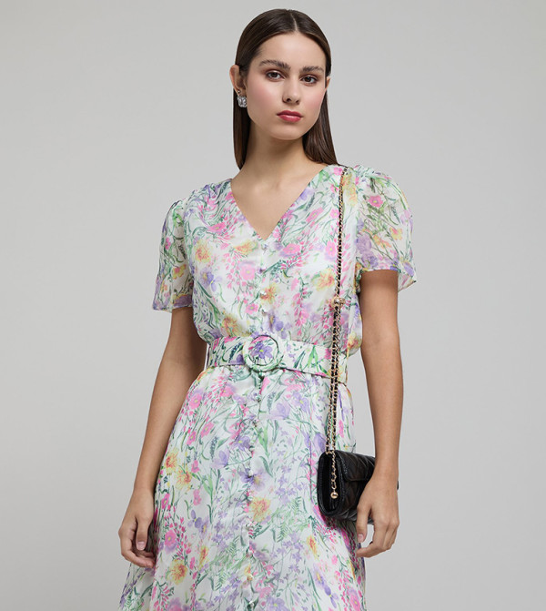 R&B R&B - Off White Midi Dresses