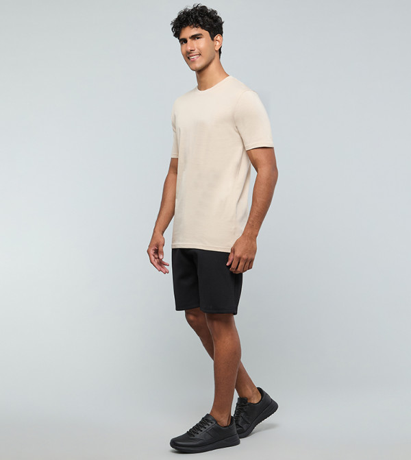 R&B  Casual Shorts - Yellow Casual Shorts