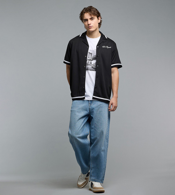 R&B  - Black Short Sleeves