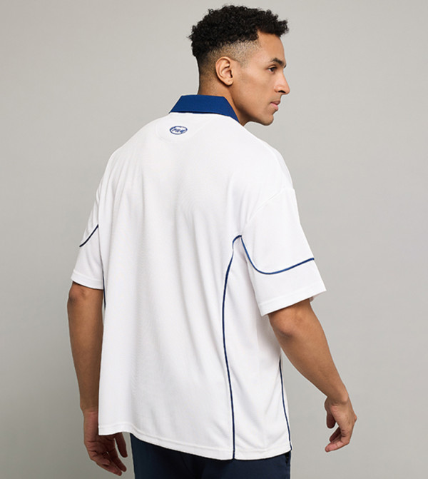 R&B  Clothing - White Polo T-shirts