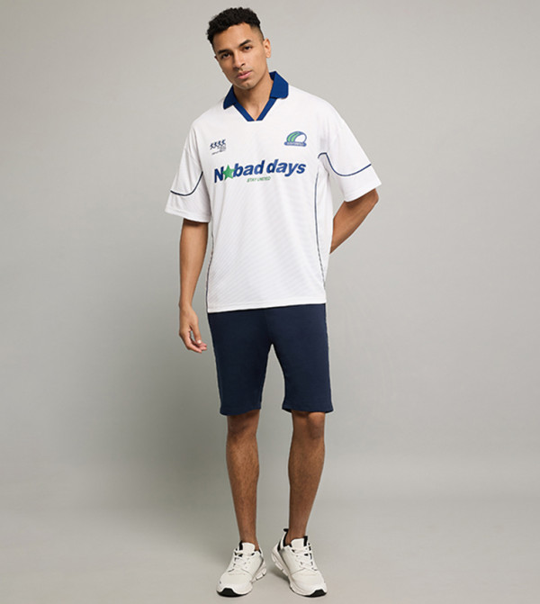 R&B  Clothing - White Polo T-shirts
