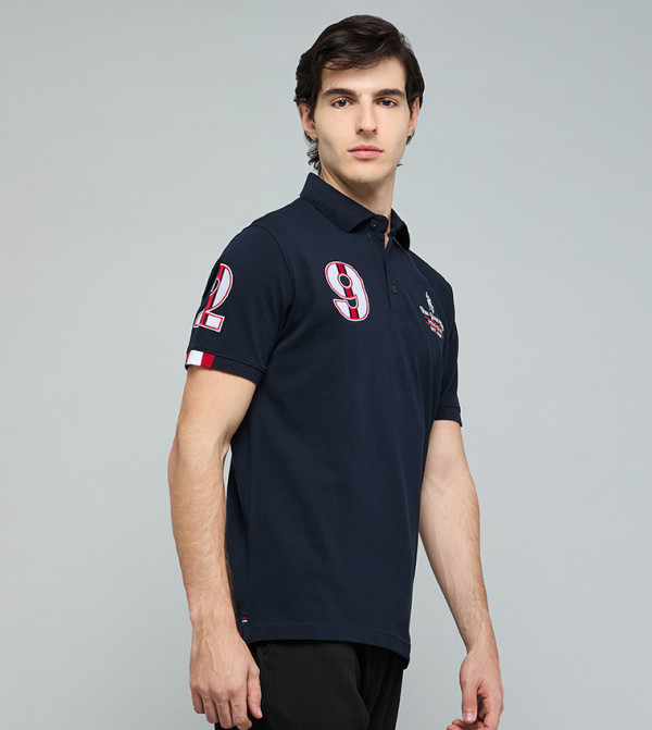 R&B  Clothing - Navy Polo T-shirts