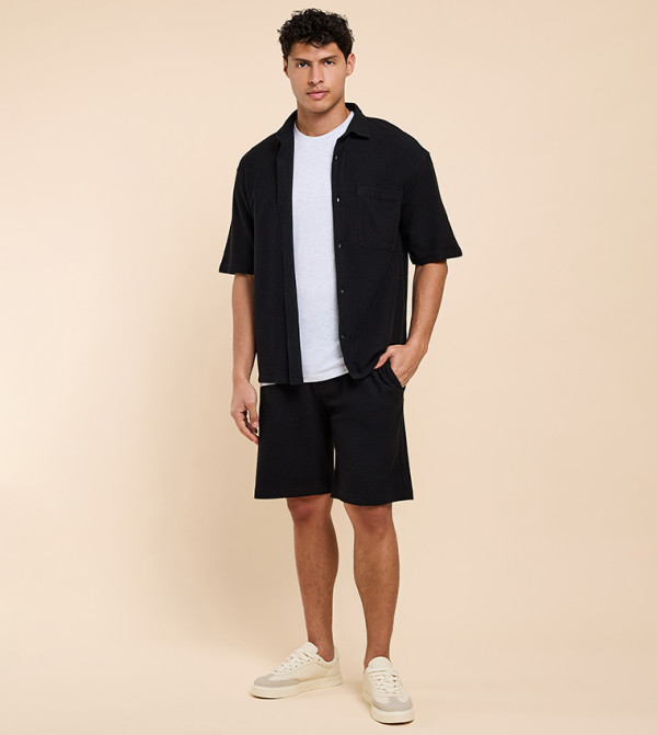 R&B  Shorts - BLACK Casual Shorts