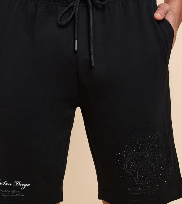 R&B  Shorts - BLACK Casual Shorts