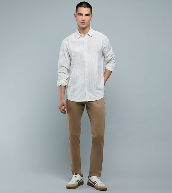 أر آند بي  ملابس - كريمي  Long Sleeves