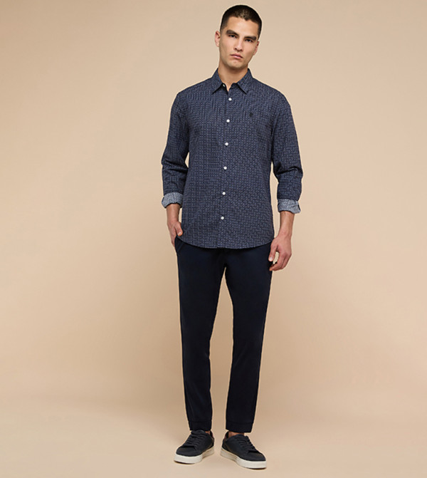 أر آند بي  ملابس - كحلي مزرق  Long Sleeves