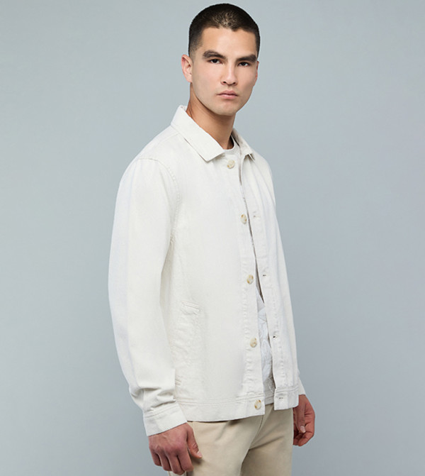 R&B Casual Jackets - Beige Casual Jackets