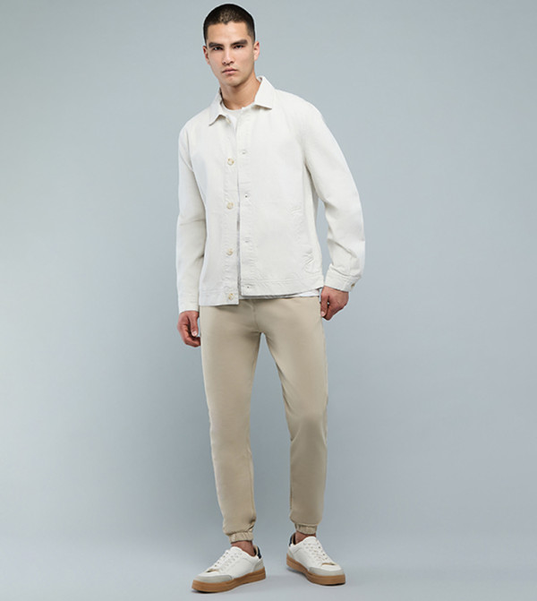 R&B Casual Jackets - Beige Casual Jackets