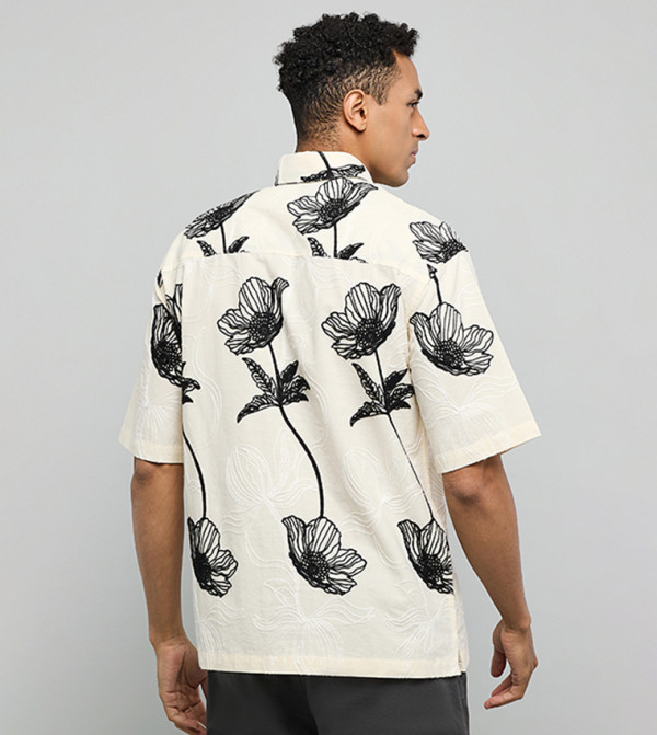 R&B  Clothing - Beige Short Sleeves