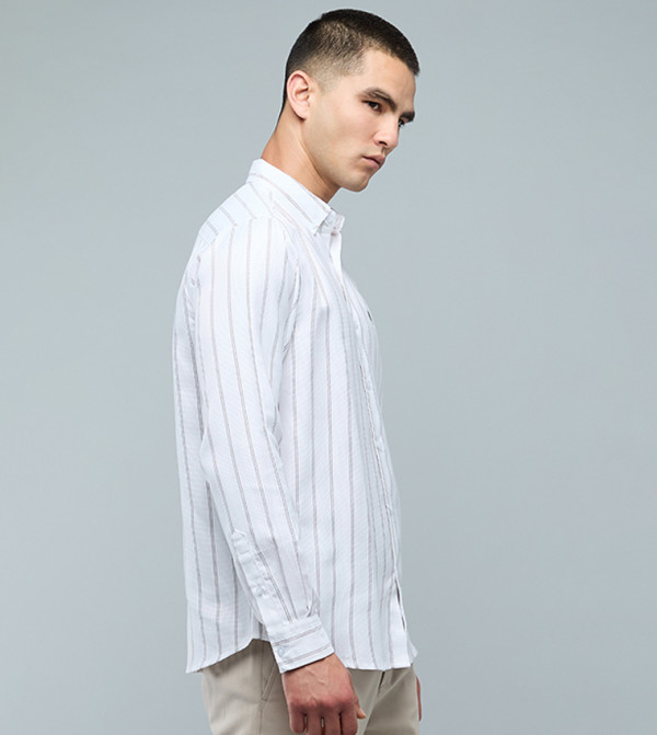 أر آند بي  ملابس - أبيض Long Sleeves