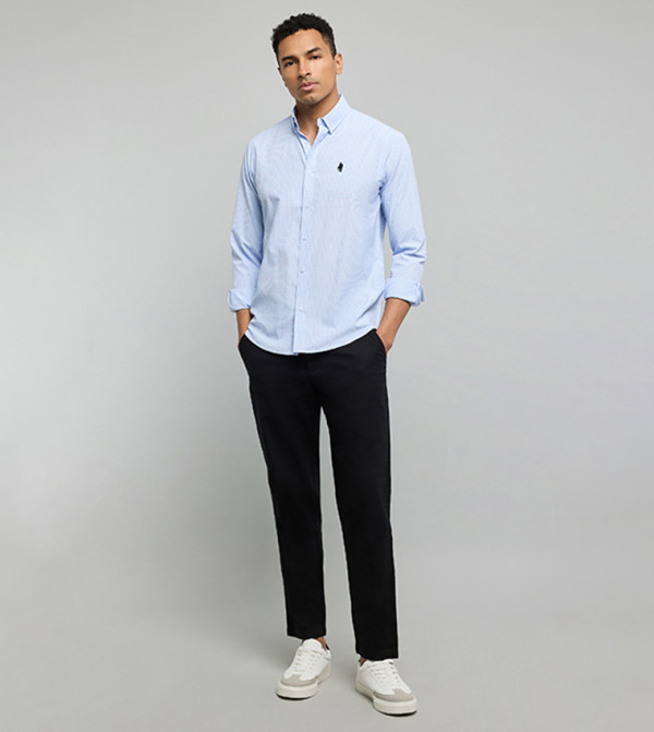 R&B  heritage-tartan - Blue Long Sleeves